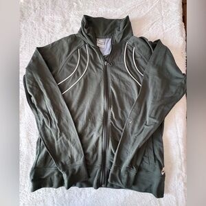 Nike Dark Green Zip-Up Hoodie